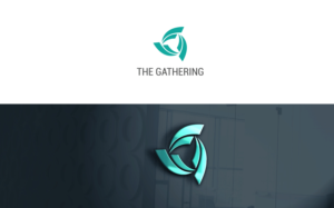 We want the text "the gathering," but want an actual icon to go with it.  | Logo Design by MT