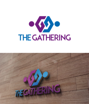 We want the text "the gathering," but want an actual icon to go with it.  | Logo Design by trufya