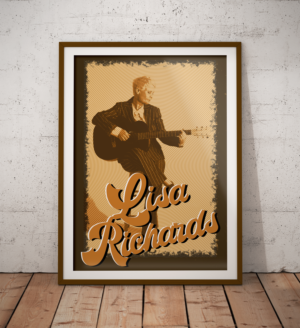 Singer/Songwriter/performer wants Retro Art  Poster | Poster Design by SAI DESIGNS