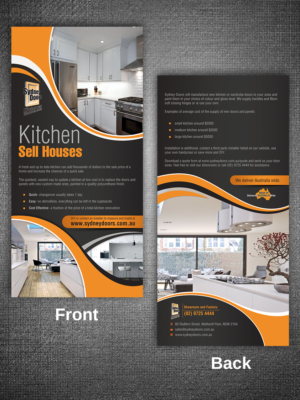 Sydney Doors Kitchen Face Lift DL Flyers | Flyer Design by rug