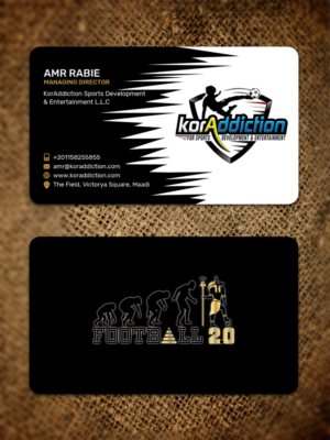 korAddiction Business Card | Business Card Design by Sandaruwan