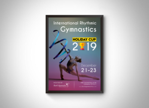 Intenational Rhythmic Gymnastics Holiday Cup | Poster-Design von ecorokerz