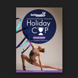 Intenational Rhythmic Gymnastics Holiday Cup | Poster Design by Schöpfer