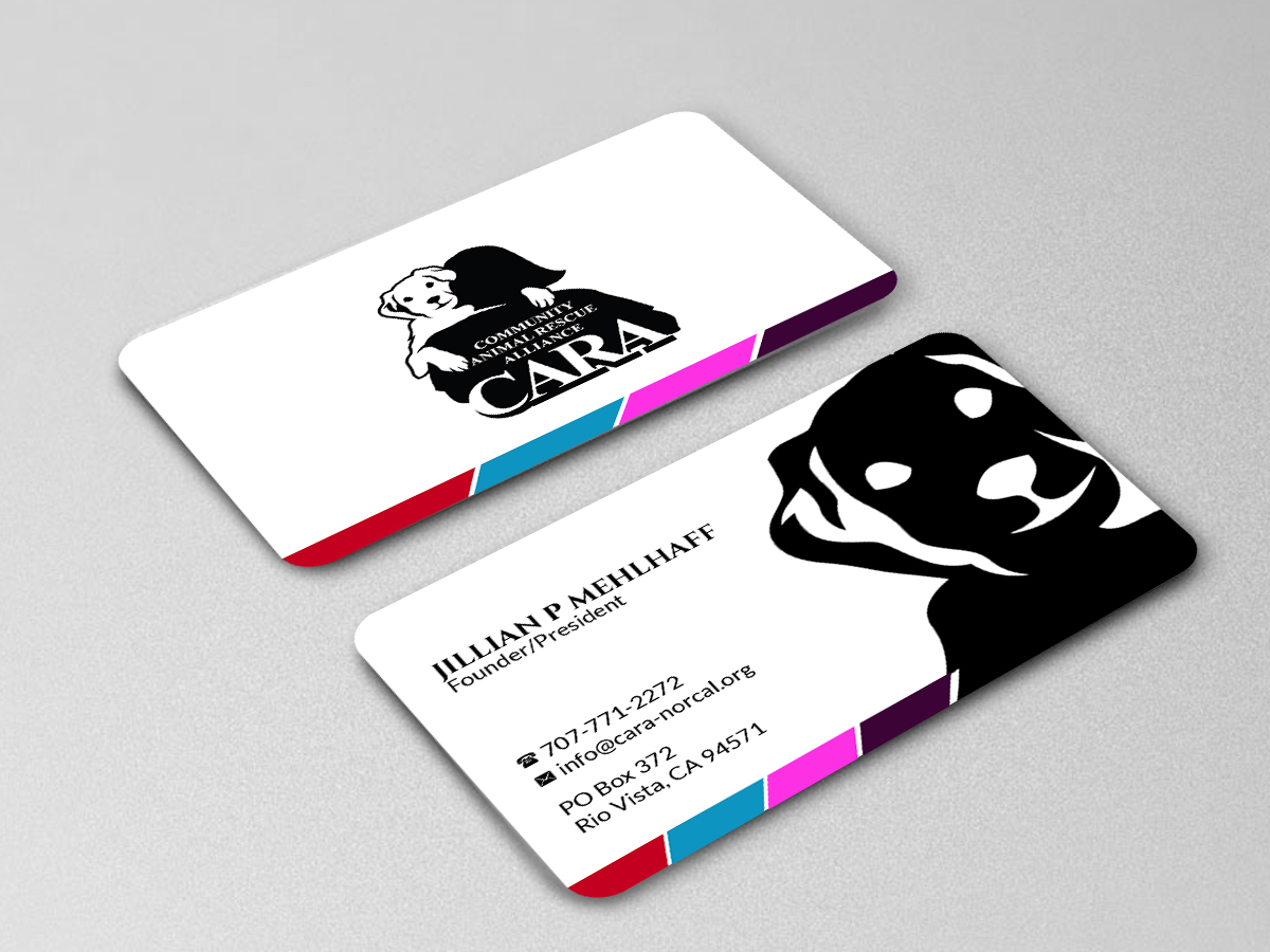 Business Card Design by Creations Box 2015 for Community Animal Rescue Alliance | Design #22322382