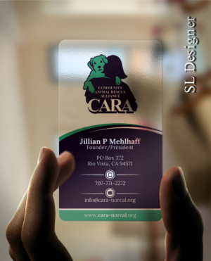 Business Card for Animal Rescue | Business Card Design by SL Designer