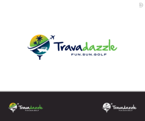 Travadazzle. fun.sun.golf. | Logo Design by D_Mantra