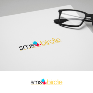 sms birdie or SMS Birdie | Logo Design by DesignDUO