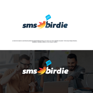 sms birdie or SMS Birdie | Logo Design by saifysyed Studio