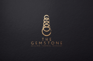 The Gem (and on a different line) Healing Hot Stone Massage; (if you could emphasize or line up Gem and Stone somehow so they can form the word gemstone, that would be awesome) | Logo Design by GLDesigns