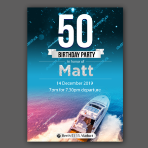 50th Invite | Flyer Design by Schöpfer