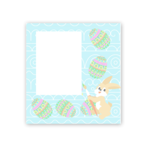 Illustrated Light-Up Easter Photo Frame | Illustration Design by olpattern