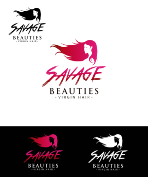 Savage Beauties. Virgin Hair | Logo Design by StudioD™