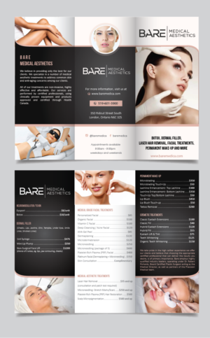 Bare Medical Aesthetics - Service Flyer | Flyer Design by alex989