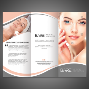 Bare Medical Aesthetics - Service Flyer | Flyer Design by aspiremedia