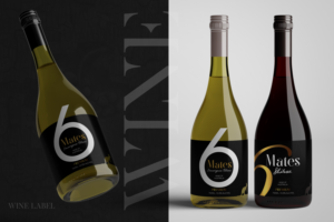 6 Mates - A new Australian wine brand; label design brief | Etikett-Design von SAI DESIGNS