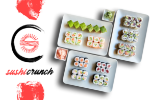 Sushi Crunch | Logo Design by GLDesigns