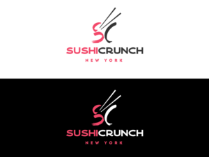 Sushi Crunch | Logo-Design von wonderland