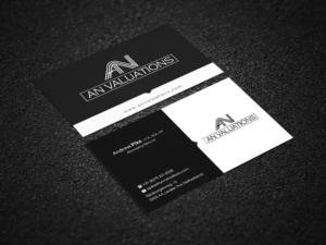 AN Valuations BV business cards (a financial services company) | Business Card Design by Pointless Pixels India