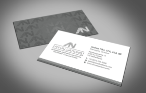 AN Valuations BV business cards (a financial services company) | Business Card Design by chandrayaan.creative