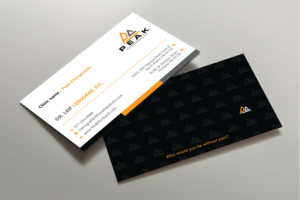 Business Card Design by Uttom 2 for Peak Chiropractic | Design #22436162