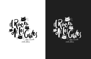 El Rincón De Los Gatos (brand name) / Nos encanta verles felices (slogan) | Logo Design by GLDesigns