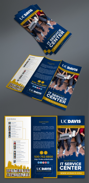 Updated brochure for academic IT services unit | Broschüren-Design von SAI DESIGNS