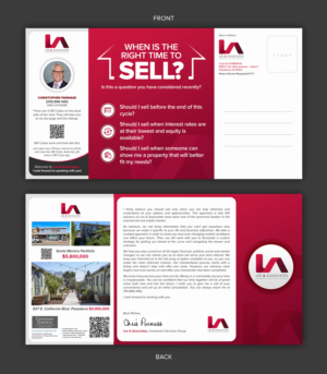 6 by 11 introduction post card for multifamily commercial real estate | Postkarten-Design von SAI DESIGNS