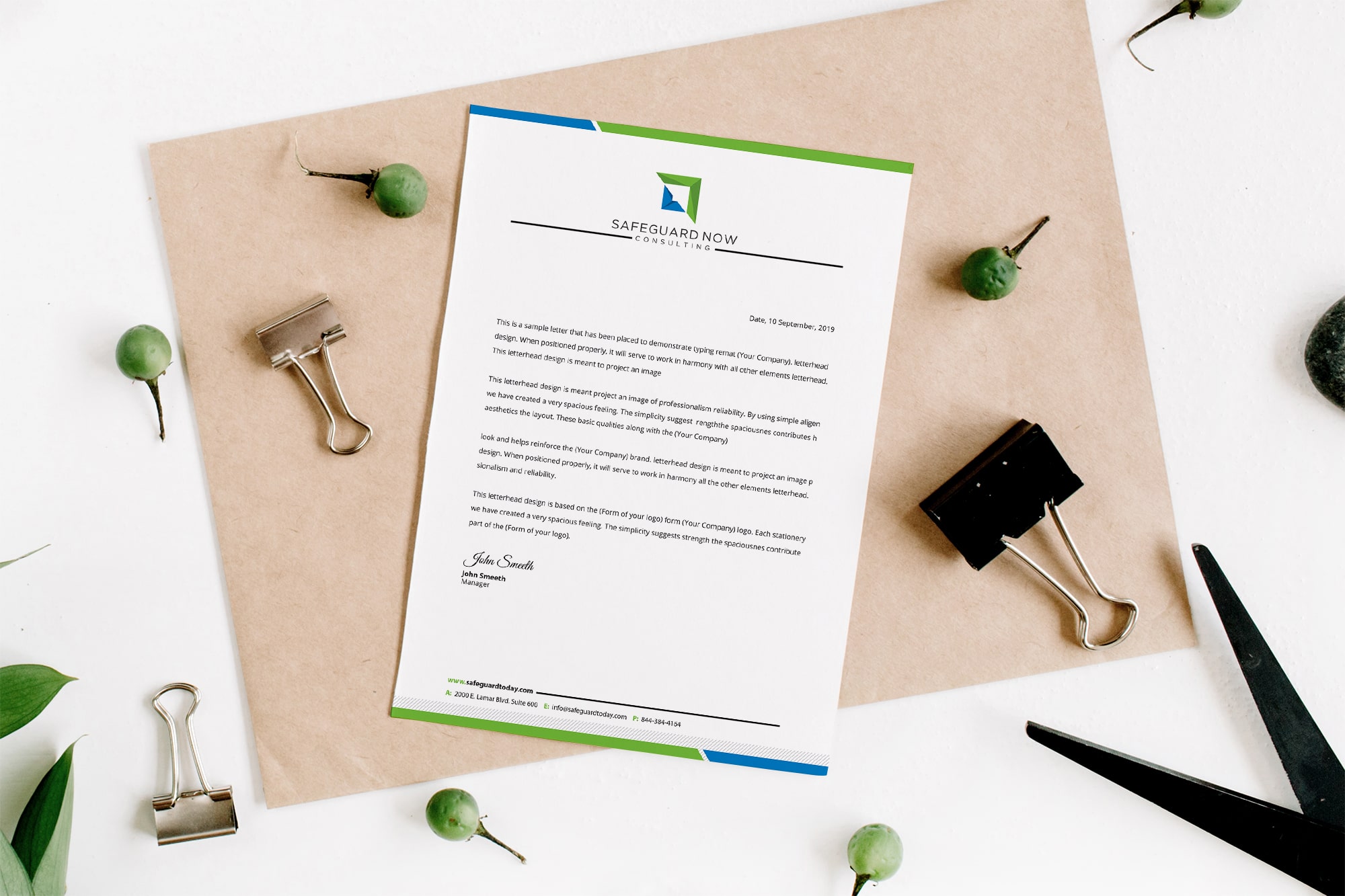 Letterhead Design by Pointless Pixels India for this project | Design #22412679