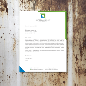 Letterhead Design by Prabir Sikder for this project | Design #22420011