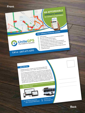 Postkarten-Design von innovative earth für UniteGPS LLC | Design: #22416276