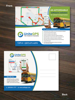 Postkarten-Design von innovative earth für UniteGPS LLC | Design: #22417342