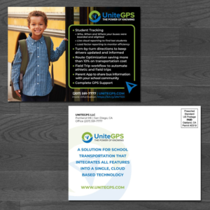 Postcard Campaign Targeting School District Transportation Leaders | Postkarten-Design von elenaivanova