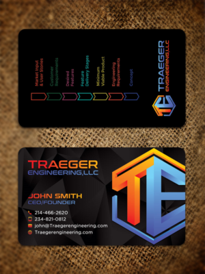 Traeger Engineering, LLC Creating value from problems | Business Card Design by Sandaruwan