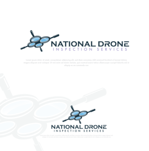 National Drone Inspection Service | Logo Design by Mosa Abo swelem