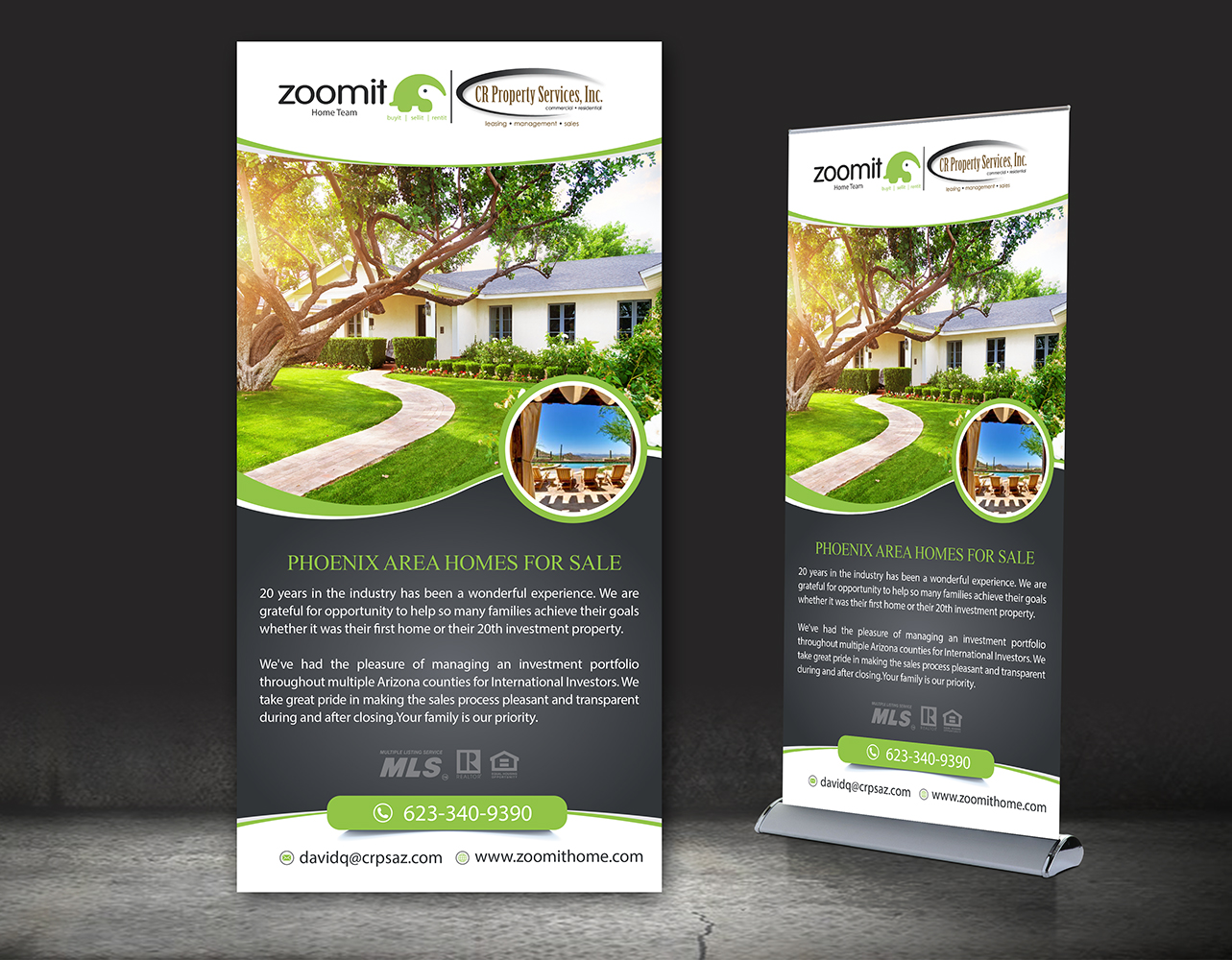 Trade Show Booth Design by alex989 for Zoomit  | Design: #22419561