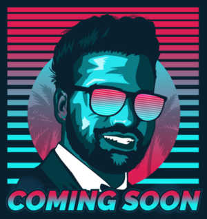 80's style coming soon instagram post | Graphic Design by DesignerGuide