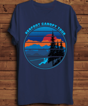 T-shirt Design by creative gravity for Kerfoot Canopy Tour | Design #22463008