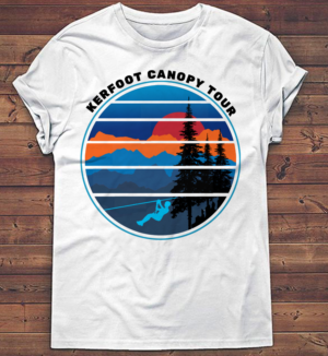 T-shirt for zip line tour for amazing zip line tour in Minnesota | T-shirt Design by creative gravity