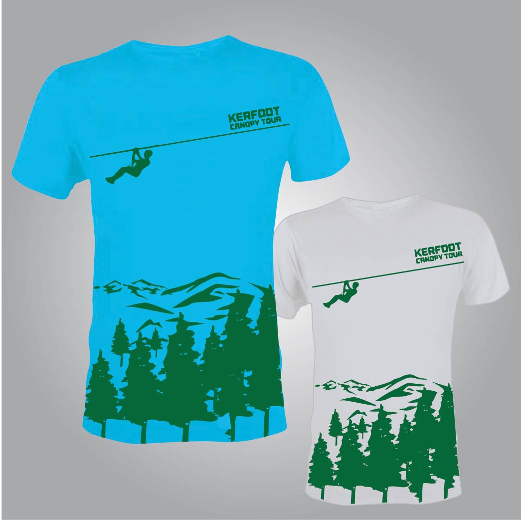 T-shirt Design by 75-R-P-Z for Kerfoot Canopy Tour | Design #22442677