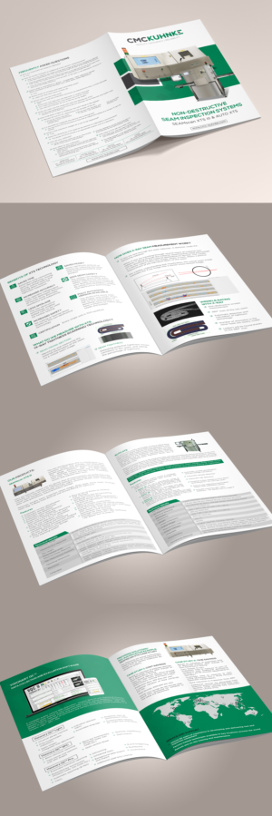 8-page brochure for laboratory equipment in the beverage can industry | Brochure Design by ZeneFashions