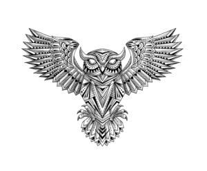 Tattoo Project:- Modern Owl For Man's Forearm | Tattoo-Design von SangBlater