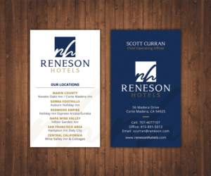 Reneson Hotels Business Card and Logo | Business Card Design by Stylez Designz