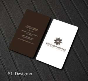 Reneson Hotels Business Card and Logo | Visitenkarten-Design von SL Designer