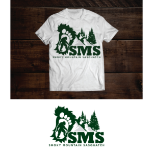 Smoky Mountain Sasquatch / SMS | Logo-Design von Graphic Bricks