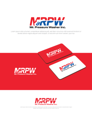 Mr. Pressure Washer / MRPW | Logo Design by Mosa Abo swelem