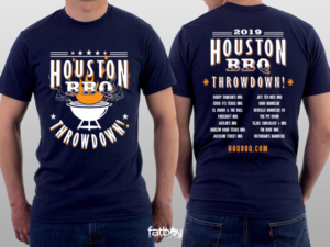 2019 HOUBBQ Throwdown T-Shirt design | T-Shirt-Design von Fatboy Graphic