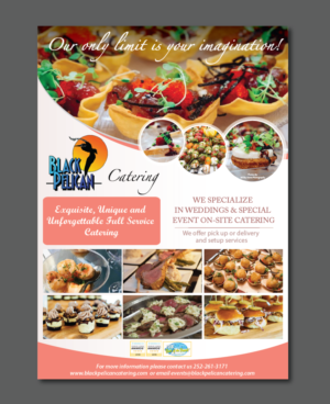 Wedding and Special Events Catering- Magazine Ad  | Flyer Design by alex989