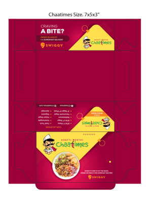 Online delivery Box designs for a quick service restaurant | Packaging Design by Akshar Shailesh