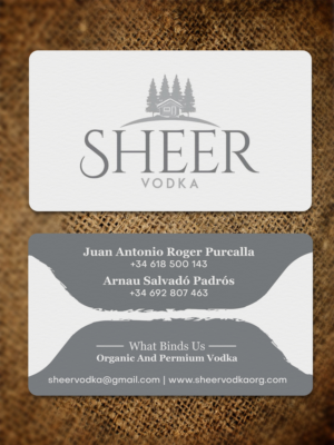 Sheer Vodka  | Business Card Design by JK18