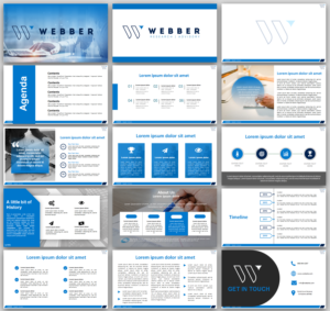 Webber Research & Advistory PowerPoint  | PowerPoint Design by IndreDesign